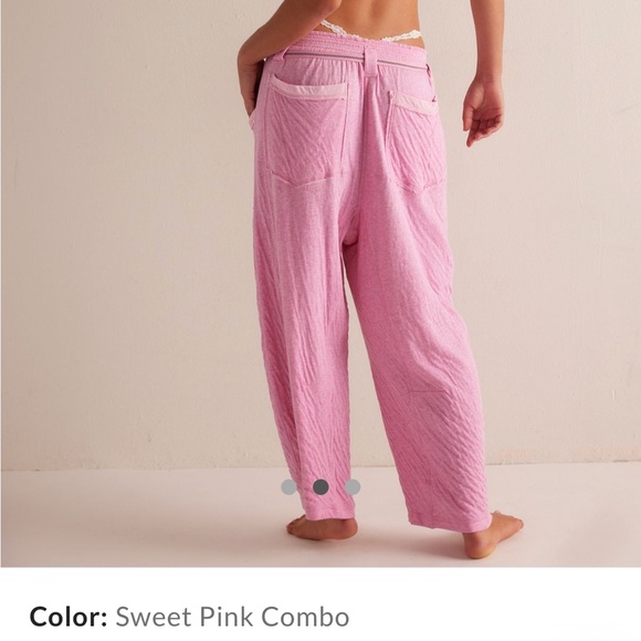 Free People Pants - Free People Sweet Pink Combo Pants
